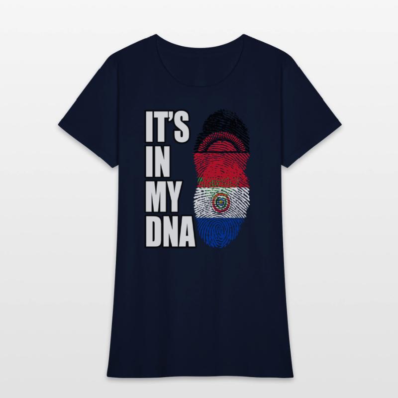 Malawian And Paraguayan Mix Heritage DNA Flag