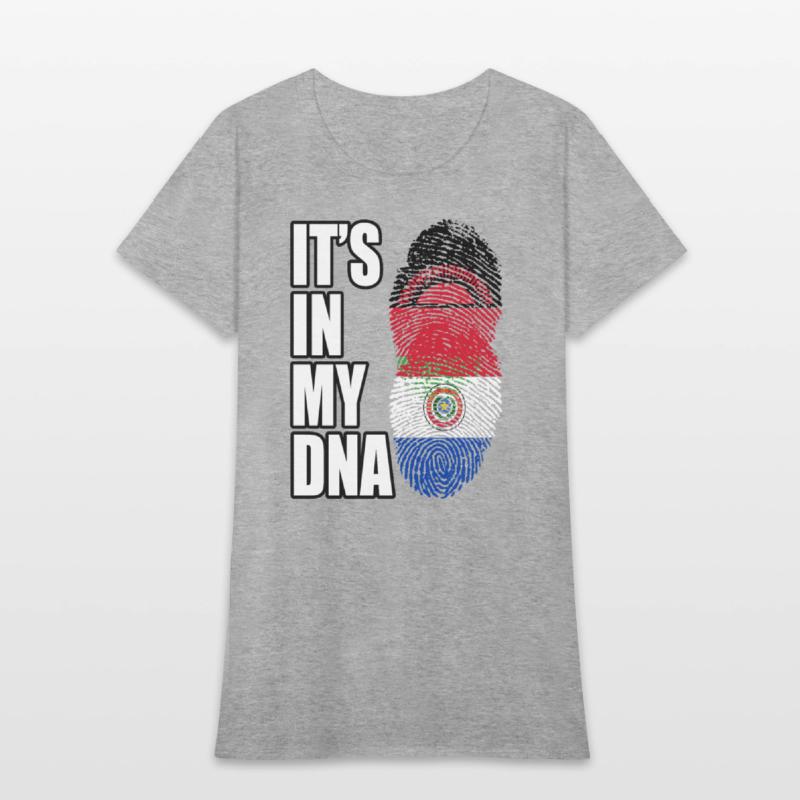 Malawian And Paraguayan Mix Heritage DNA Flag