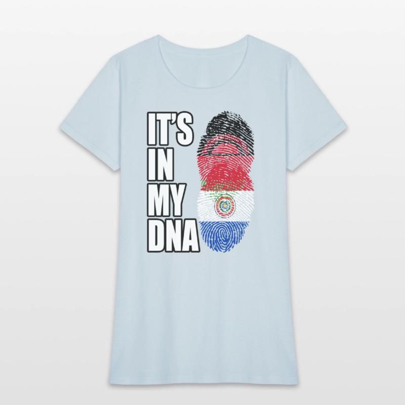 Malawian And Paraguayan Mix Heritage DNA Flag