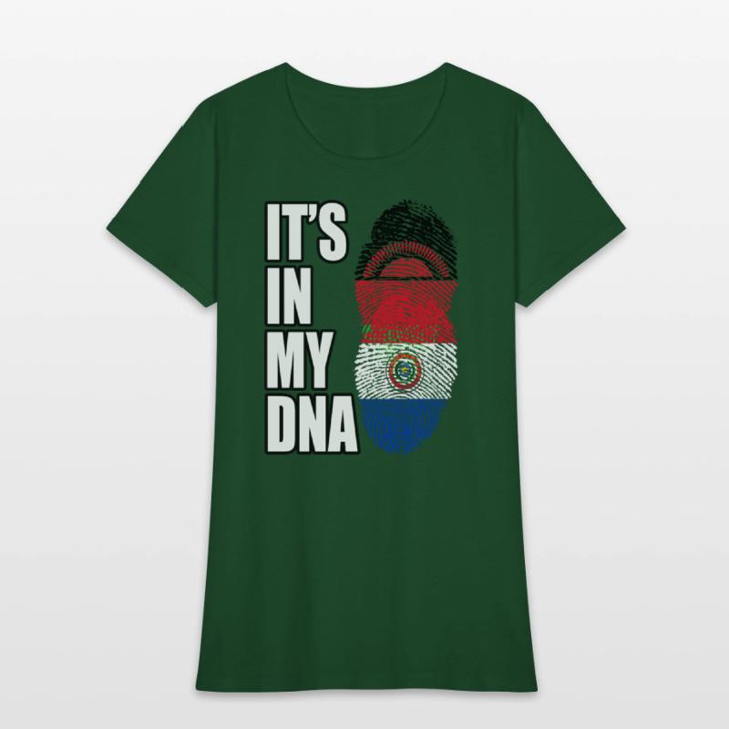 Malawian And Paraguayan Mix Heritage DNA Flag