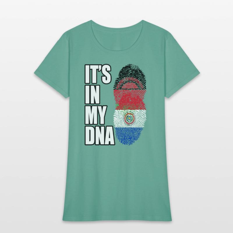 Malawian And Paraguayan Mix Heritage DNA Flag