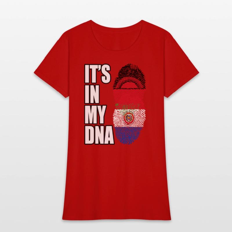 Malawian And Paraguayan Mix Heritage DNA Flag