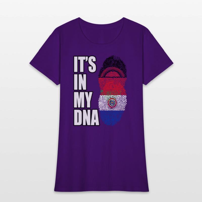 Malawian And Paraguayan Mix Heritage DNA Flag