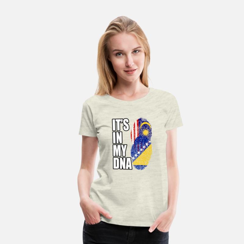 Malaysian And Bosnian Mix Heritage DNA Flag