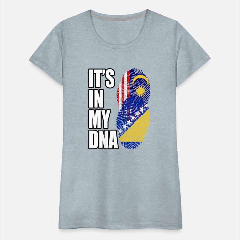 Malaysian And Bosnian Mix Heritage DNA Flag