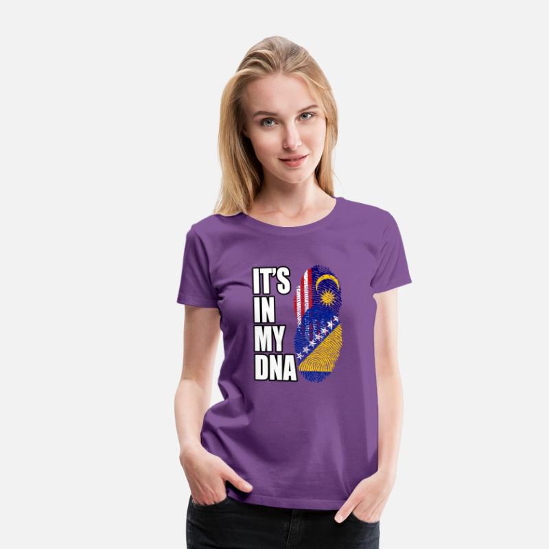 Malaysian And Bosnian Mix Heritage DNA Flag