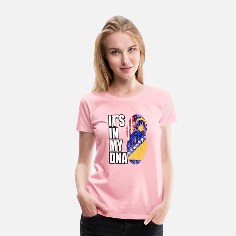 Malaysian And Bosnian Mix Heritage DNA Flag