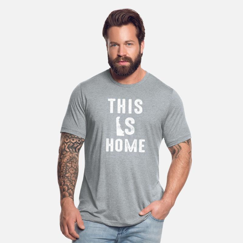 Map America US State Flag This Home Delaware