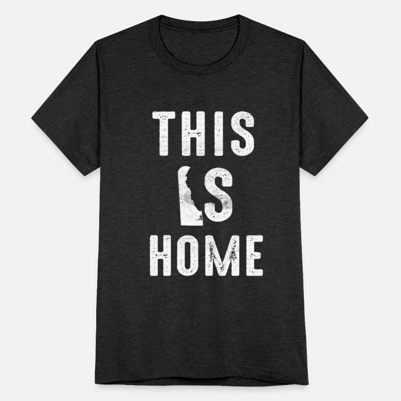 Map America US State Flag This Home Delaware