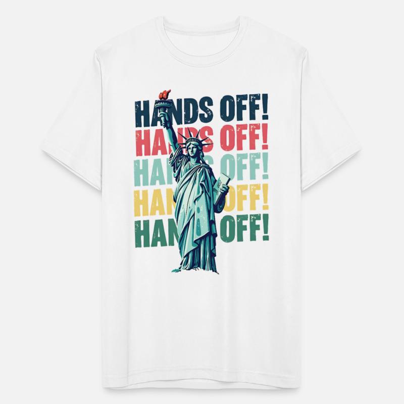 Political Hands Off Protest Statue Of Liberty
