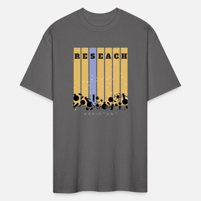 Research Assistant blue and yellow