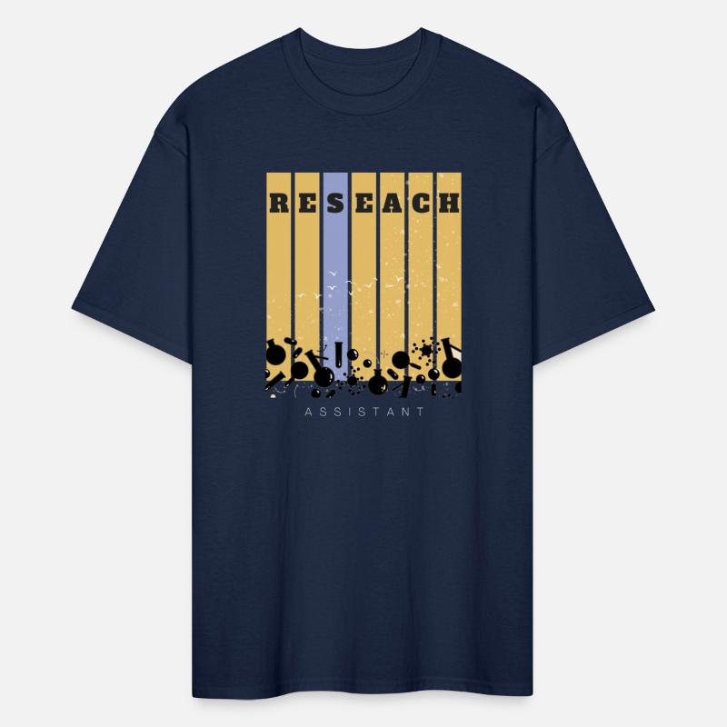 Research Assistant blue and yellow