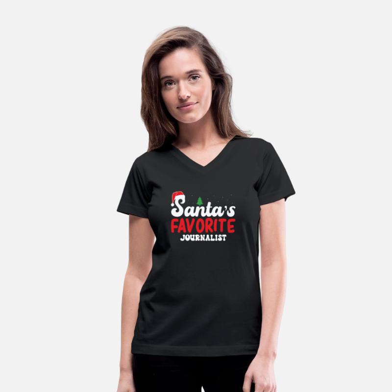 Santa's Favorite Journalist Christmas Pajamas