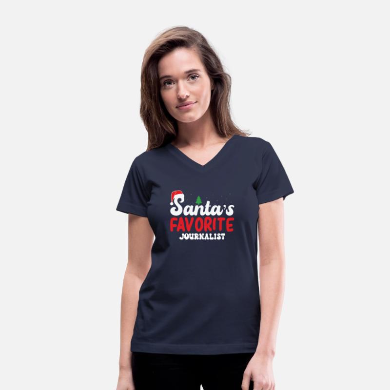 Santa's Favorite Journalist Christmas Pajamas