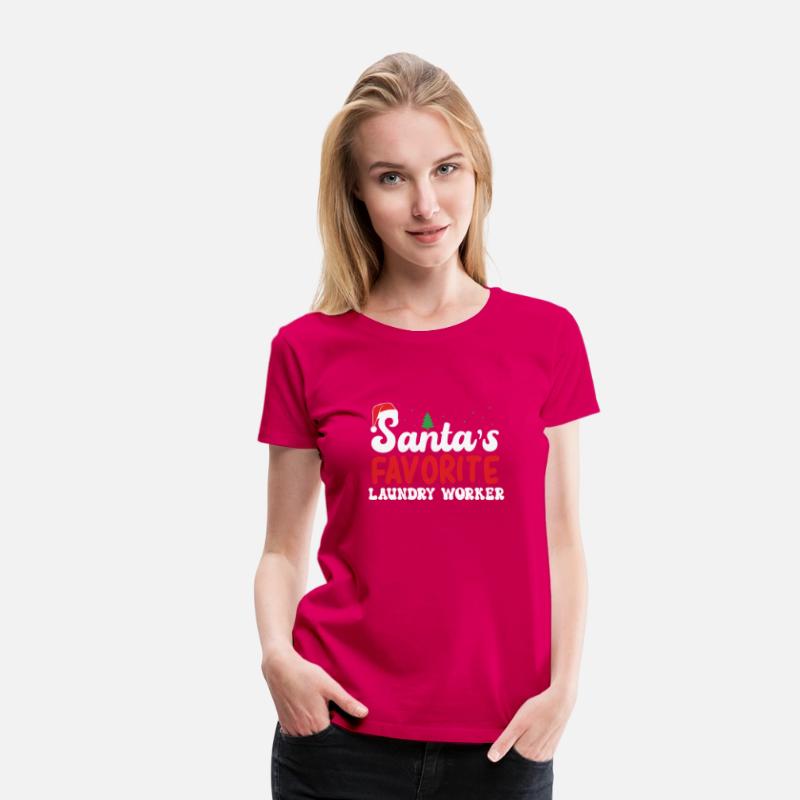 Santa's Favorite Laundry Worker Christmas Pajamas