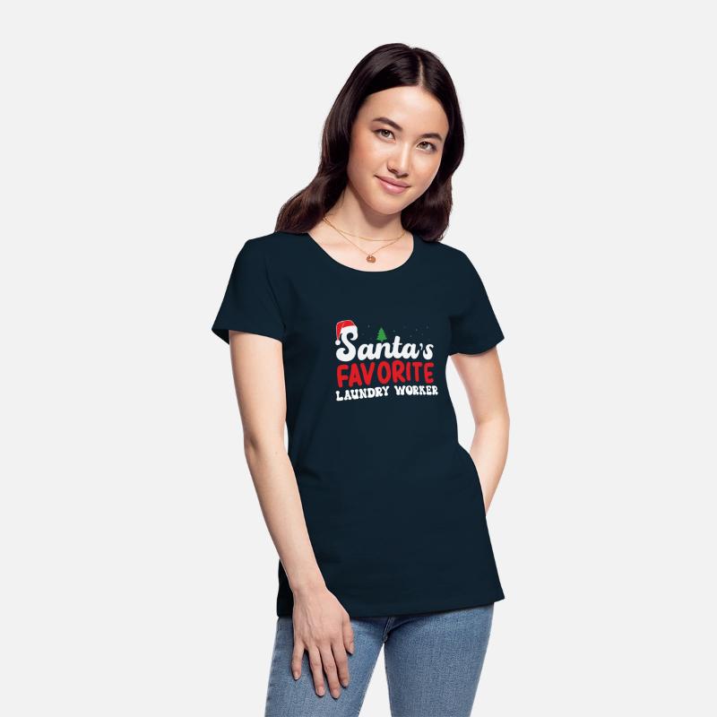 Santa's Favorite Laundry Worker Christmas Pajamas