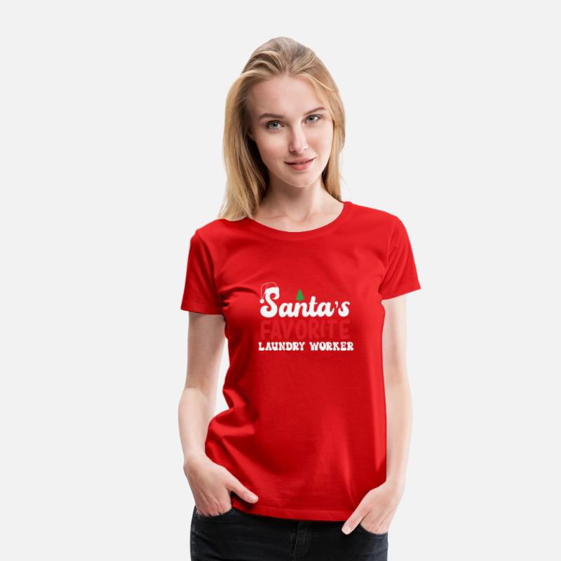 Santa's Favorite Laundry Worker Christmas Pajamas