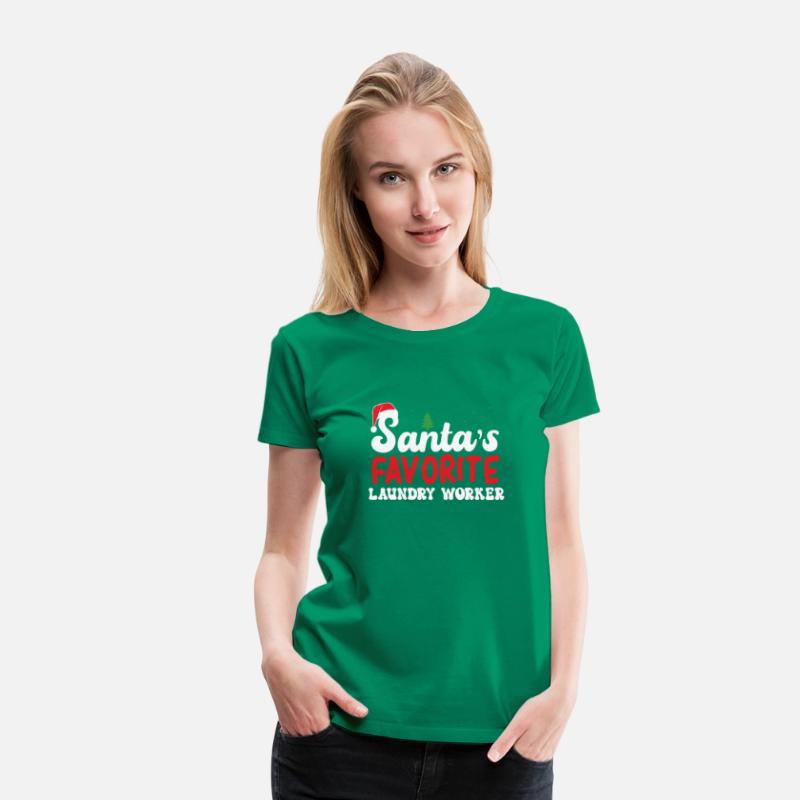 Santa's Favorite Laundry Worker Christmas Pajamas