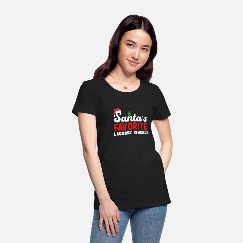 Santa's Favorite Laundry Worker Christmas Pajamas
