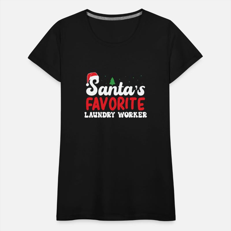 Santa's Favorite Laundry Worker Christmas Pajamas