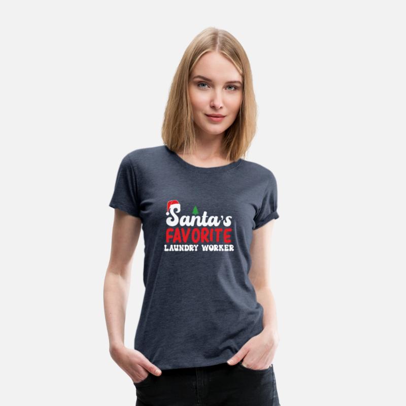 Santa's Favorite Laundry Worker Christmas Pajamas