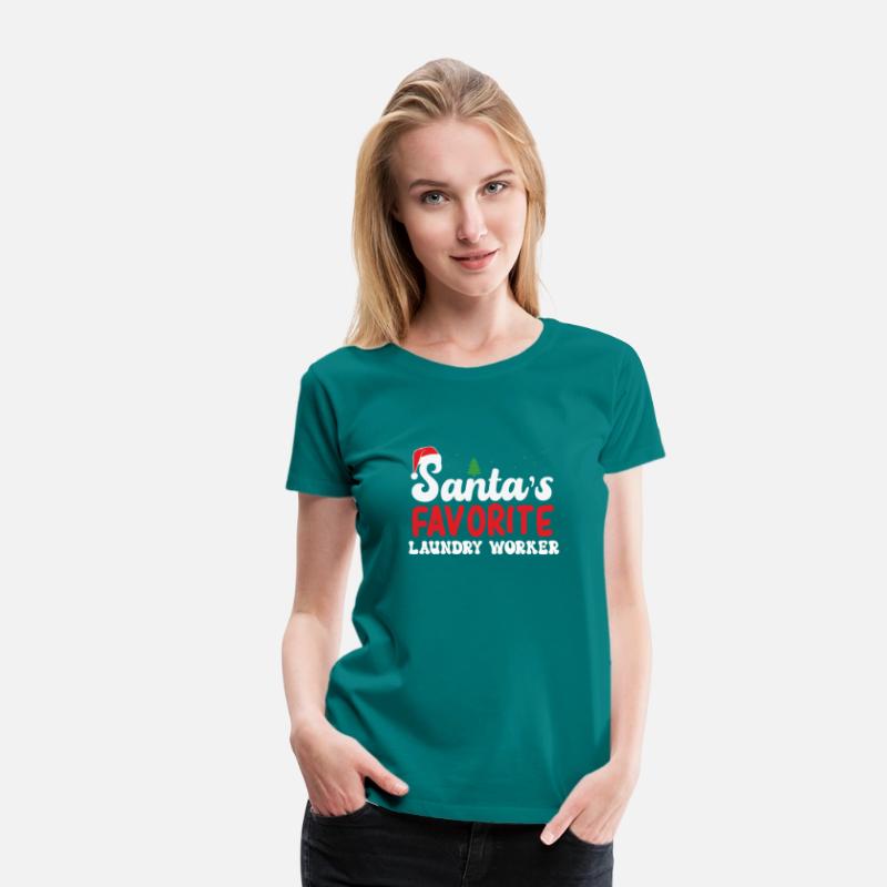 Santa's Favorite Laundry Worker Christmas Pajamas