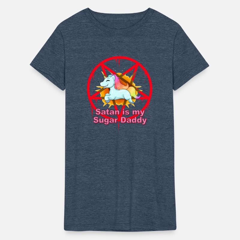 Satan is my Sugar Daddy Unicorn Hail Satan Design