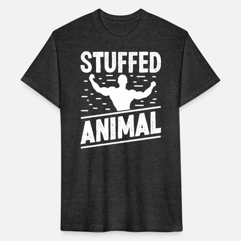 Strongman stuffed animal gym fitness bodybuilding