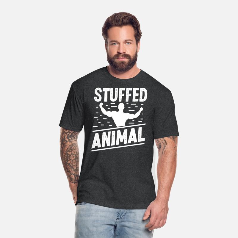 Strongman stuffed animal gym fitness bodybuilding