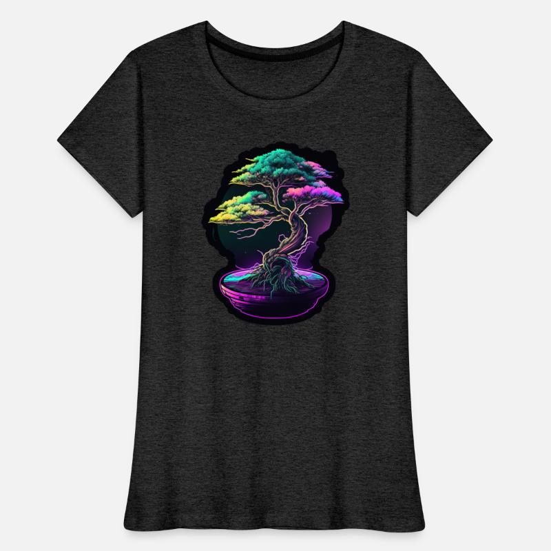 Synthwave Bonsai Tree