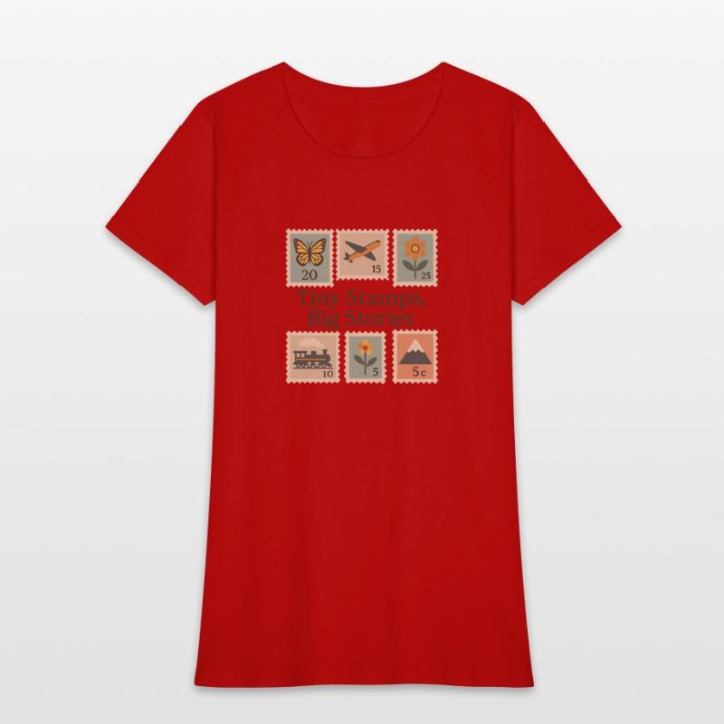 Tiny Stamps, Big Stories – Stamp Collector Tee