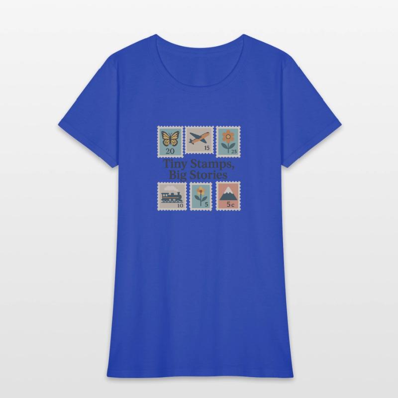 Tiny Stamps, Big Stories – Stamp Collector Tee